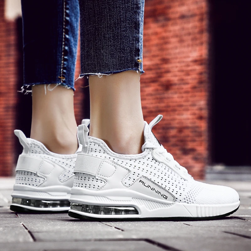 Женские сверхлегкие кроссовки сетчатые дышащие для бега спортивные женщин лето