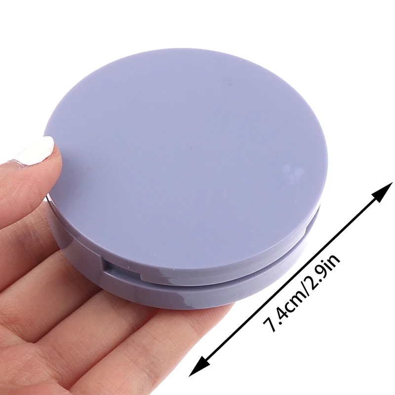 

1PCS 3D False Eyelash Packaging Box with Mirror Extension Eyelashes Lash Case Empty Eyelashes Packaging Circle Box