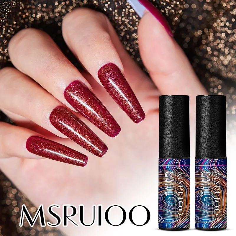 MSRUIOO 5 мл набор для дизайна ногтей с УФ светодиодный сушилка лампы 10 цветов