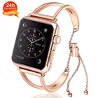 Ремешок из нержавеющей стали для Apple Watch, 41 мм, 42 мм, 45 мм, 44 мм