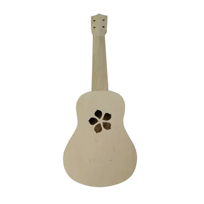 21 дюймов укулеле DIY Набор деревянный Гавайский гитара подарок для начинающих