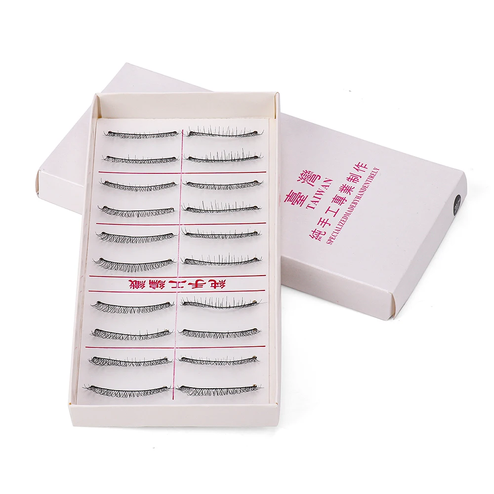 

Eyelash Extension Training kit Silicone Mannequin Flat Head With Practice False Lashes Extension Grafted Lashes Makeup Massage