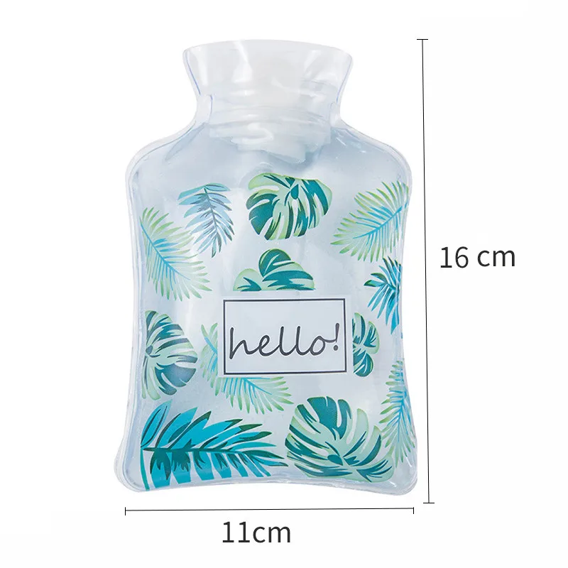 Мини мультяшная грелка для рук бутылка горячей воды милая прозрачная маленькая