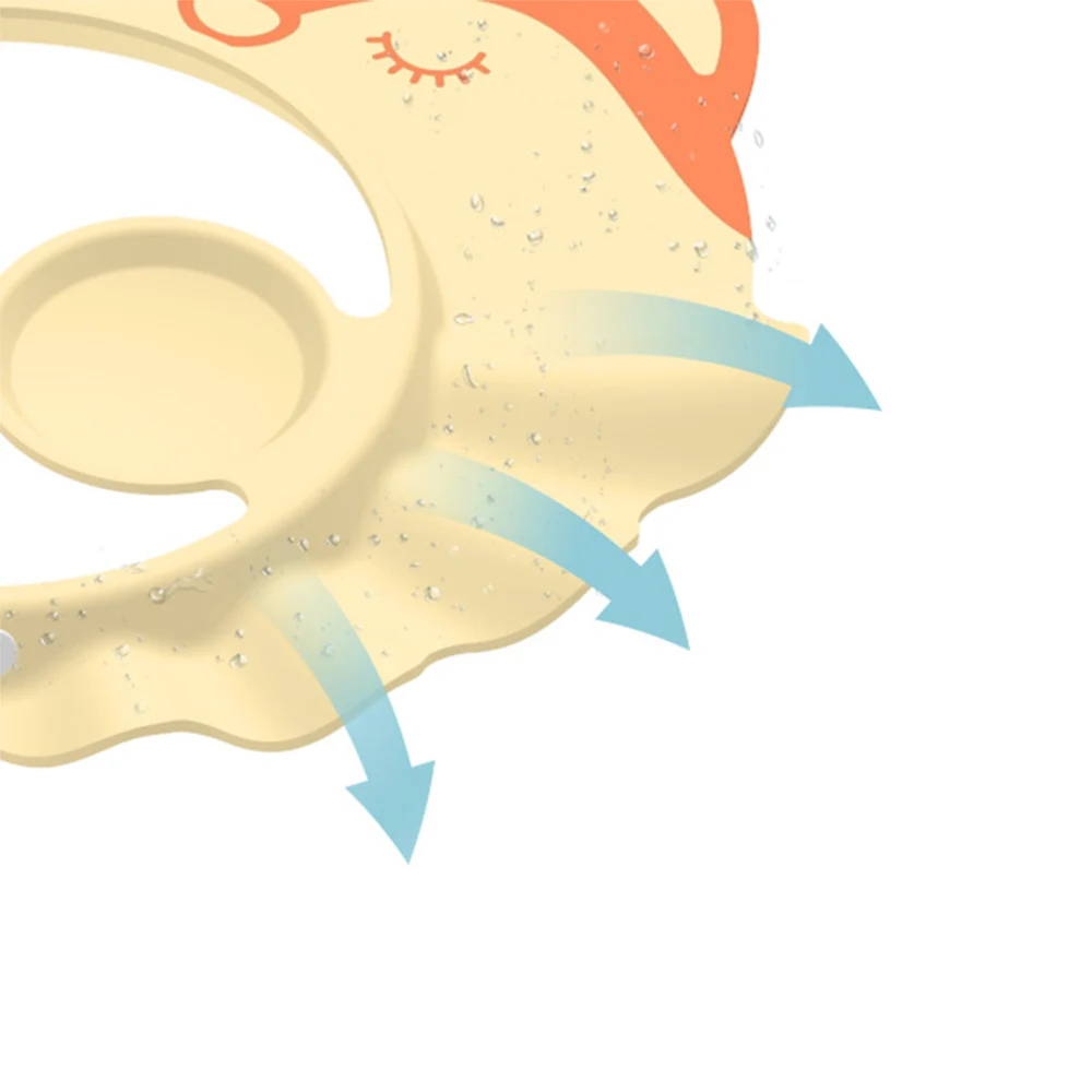 Регулируемая детская шапочка для душа мытья волос шляпа козырек защита детей от