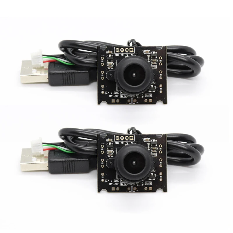 

2Pcs 3MP Camera Module Free Driver USB2.0 OV3660 Wide Angle 110 FOV 2048X1536 Camera with USB Cable