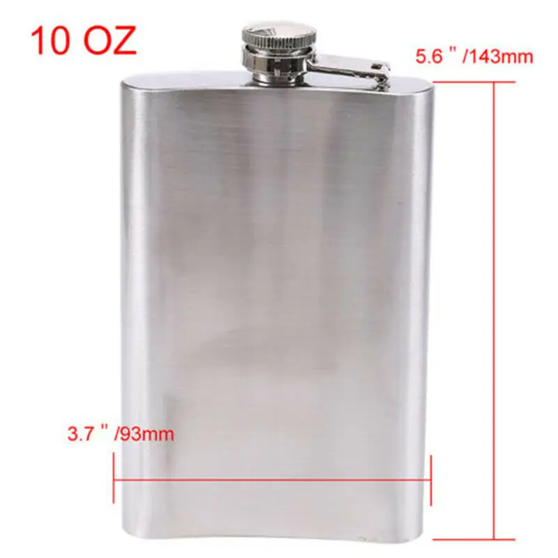 Набедренная фляжка для ликера из нержавеющей стали колба 1 унция 4 унции 5 унций 6 7