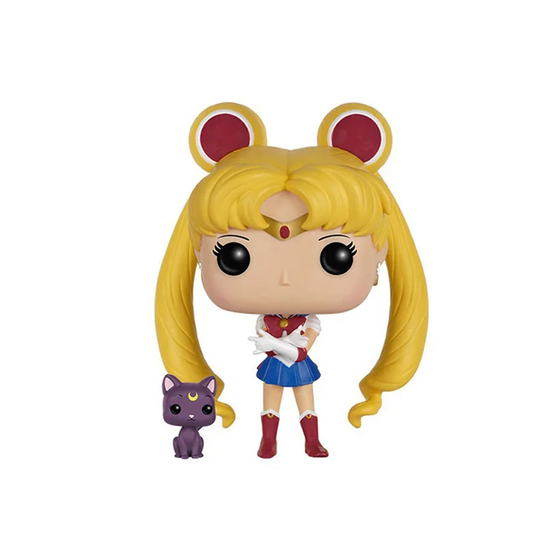 Sailor Moon фигурка игрушка Chibiusa Tenoh Haruka Kaiou Michiru Meiou Setsuna Saturn 10 см ПВХ модель для