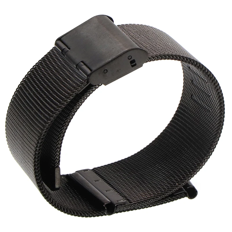 Universal Milanese Bracelet 12 14 16 18 20mm 22mm 24mm Silver Stainless Steel Strap Band Replacement Bracelet for Smart Watch