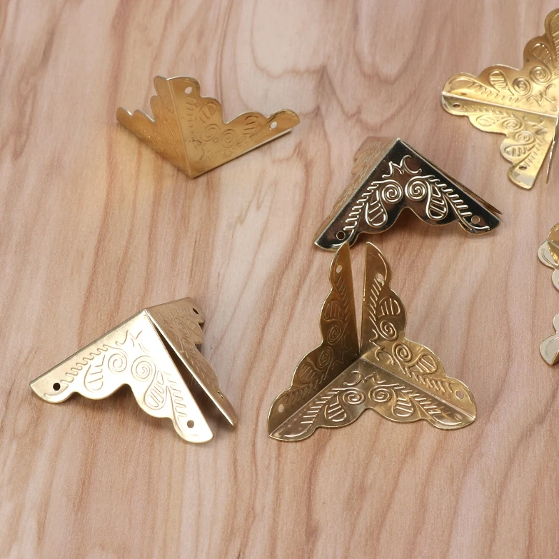 8 шт. искусственная деревянная накладка защитный уголок тонированный цветочный