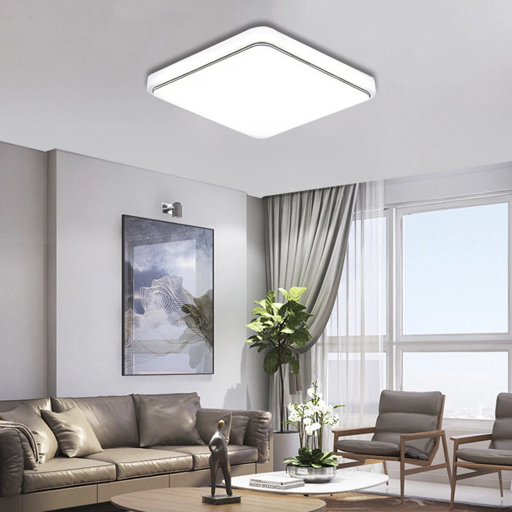 Современные светодиодные потолочные лампы 12 Вт теплый белый Естественный свет