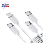 USB C к C кабель для быстрой зарядки для Samsung Galaxy S21 S20 ultra Note 20 A92 A82 Xiaomi mi 11 11T 10 9 Pro Ultra cabo tipoc poco m3