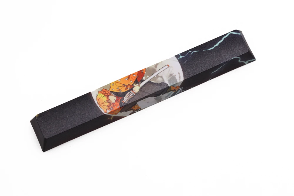 allover dye subbed keycap novelty 6 25u spacebar pbt for custom mechanical keyboard demon slayer kamado tanjirou nezuko free global shipping