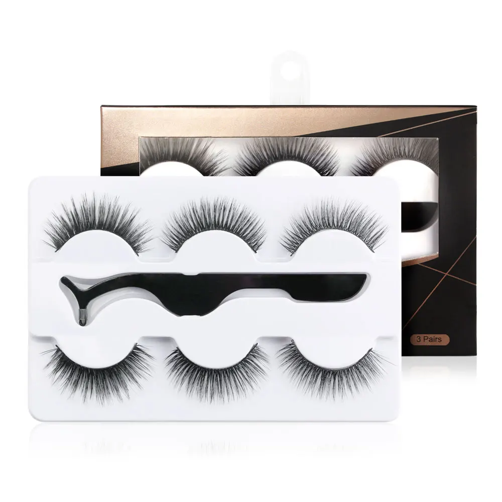 

MAGEFY 3 пары детских хлопковых утепленных колготок на 3D норковые Накладные ресницы с помощью пинцета крест на крест натуральный длинный макия...