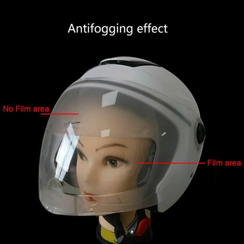 

Motorcycle Rainproof Anti-Fog Patch Made Of PP Film Material With Anti-fog/anti-rain Function Can Be Used For Full Helmets