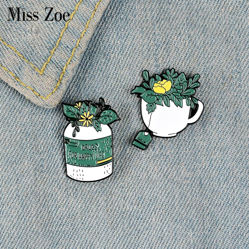 Препараты для счастливой жизни эмали штырь пользовательские растения и цветы