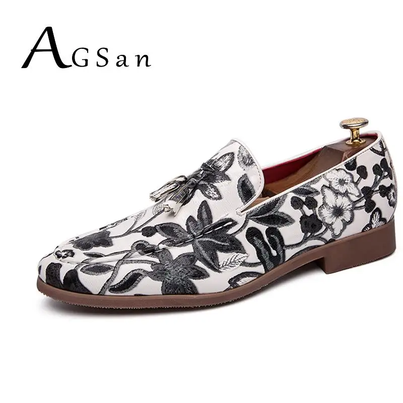 AGSan/модельные туфли с принтом свадебные без застежки вечерние туфли-оксфорды