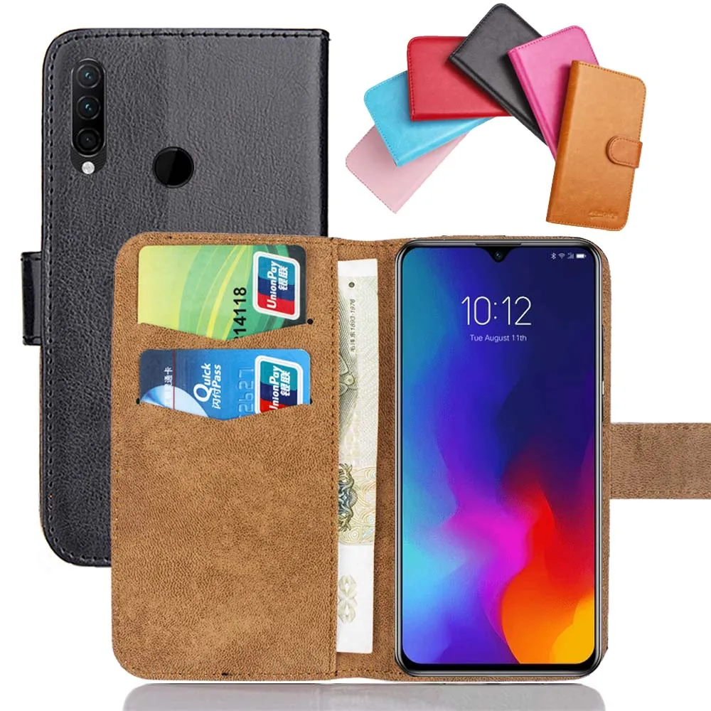 Флип чехол для Lenovo K10 Note 6 3 дюйма модные мягкие кожаные деловые чехлы телефонов