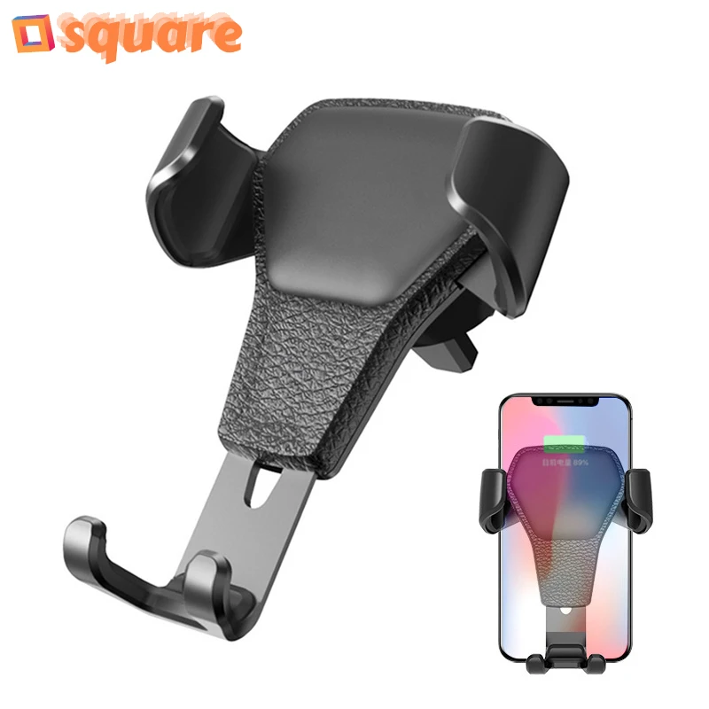 

New Mobile Phone Holder for Gravity Car Mount Car Air Vent Clip Stand Cell Phone GPS Support for IPhone Huawei Phone Accessori