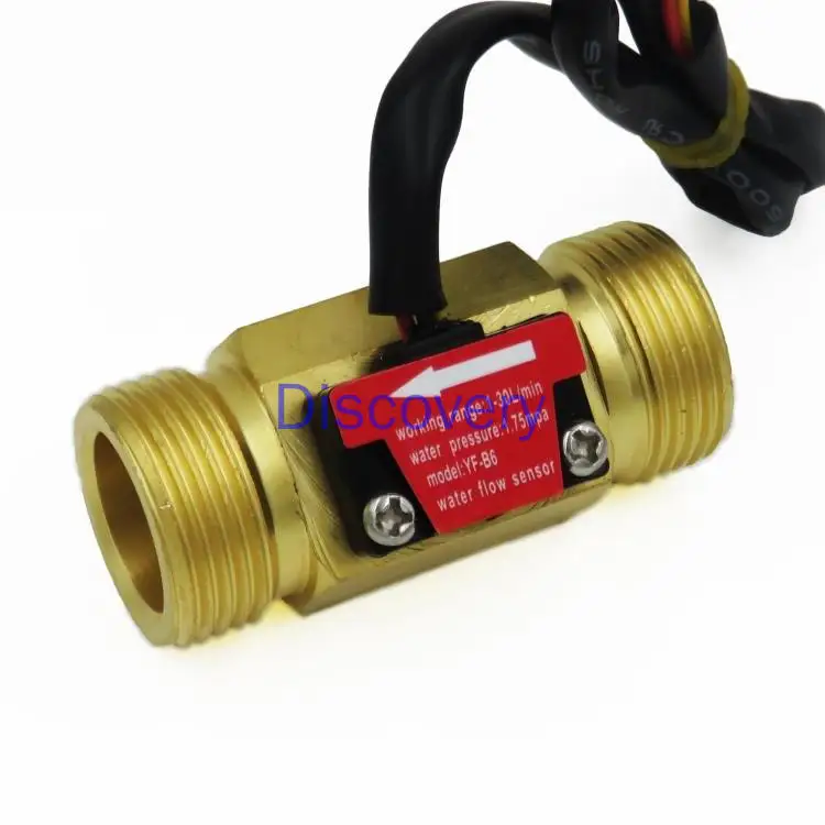 

Water Heater Water Flow Sensor Hall Flow Meter Turbine Flow Meter B6