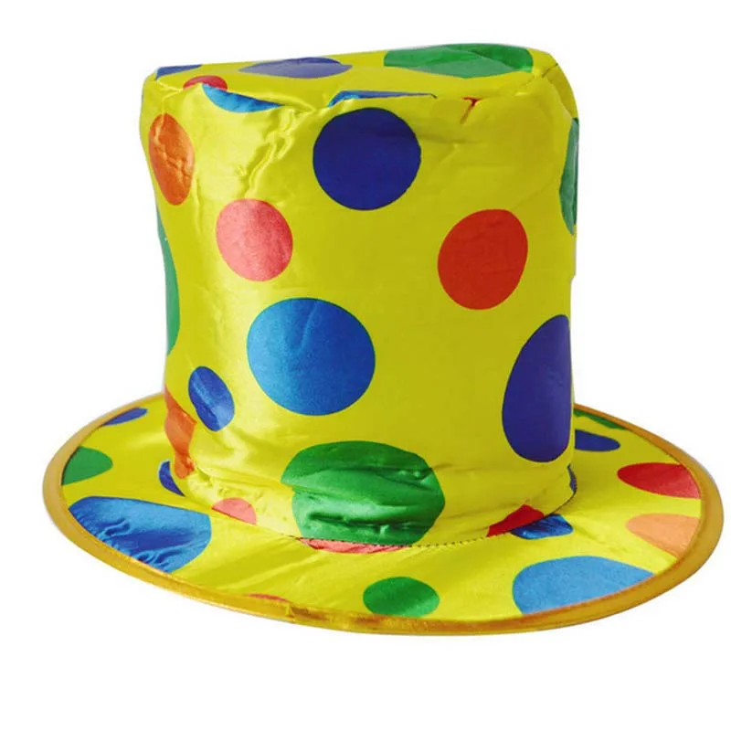 Лучшая шляпа клоуна в горошек Радужный цирк искусственное платье женвечерние