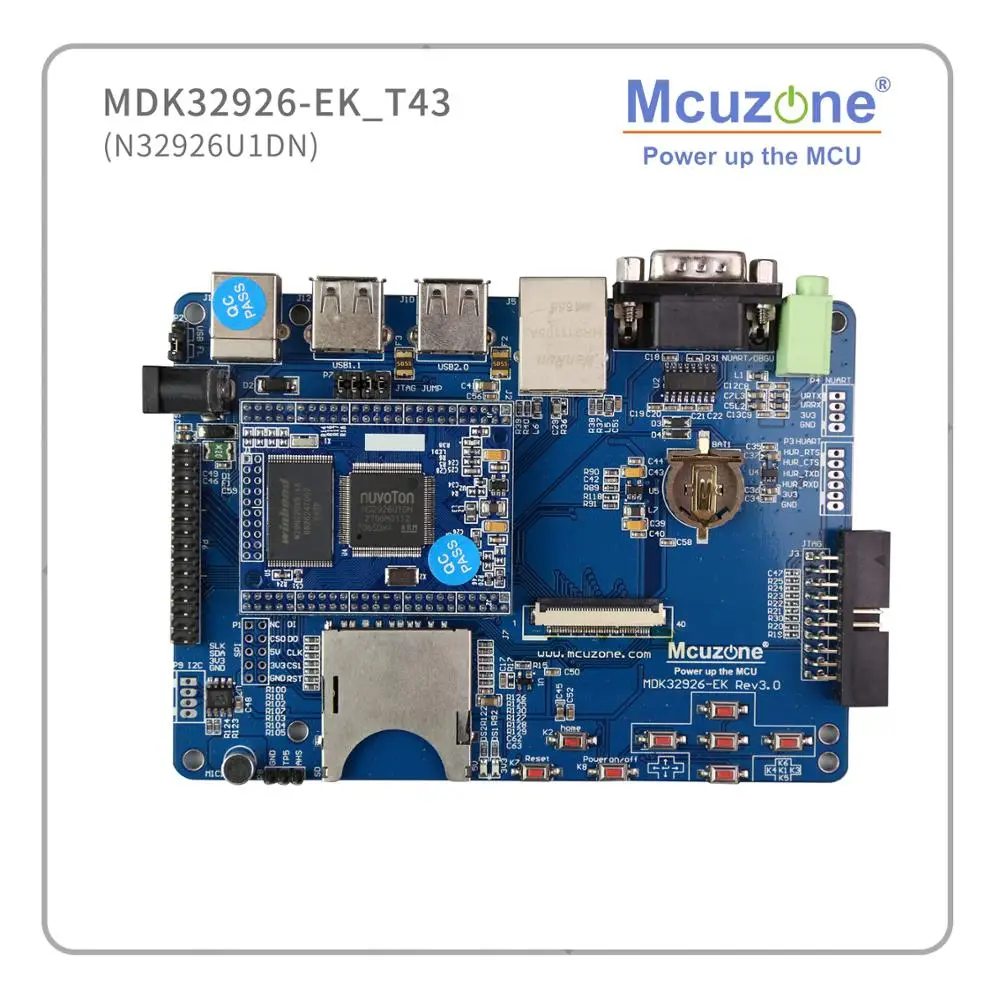 MDK32926-EK_T43 NUVOTON N32926U1DN Soc 64 Мб DDR2 USB LCDC AUDIO H.264 и JPEG КОДЕК 4 3 дюйма 480272 TFTLCD с TP Бесплатная