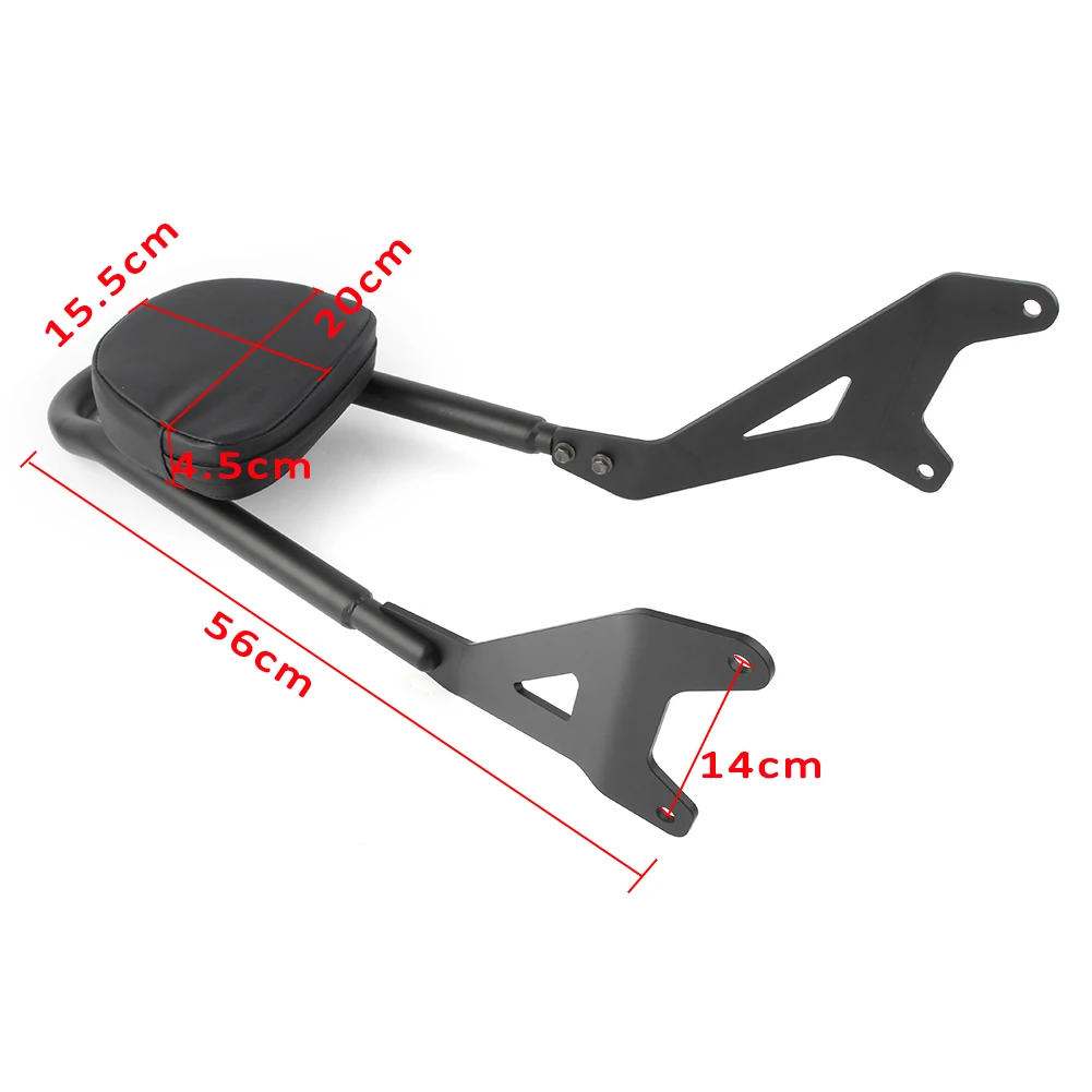 Стойка для спинки сиденья мотоцикла Sissy Bar Yamaha Star XVS950 Bolt XV950 2014 2015 2016 2017 R Spec черная