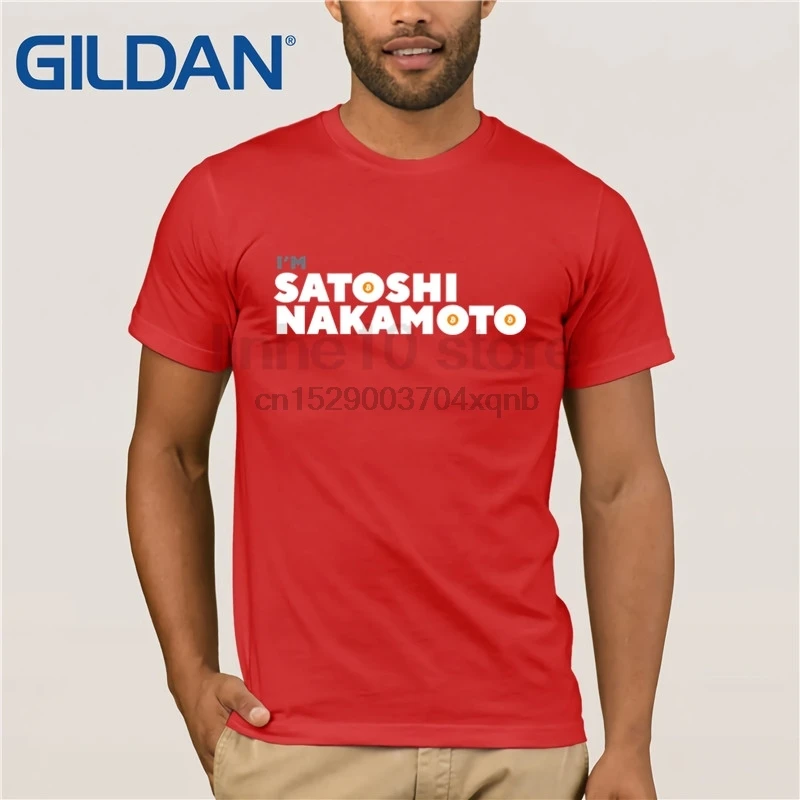 Футболка I Am Satoshi Nakamoto футболка Биткойн криптовалюта|Мужские футболки| |