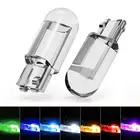 10x COB стекло W5W Led T10 новейсветильник белый автомобильный номерной знак лампа купол для чтения багажника DRL лампочка Стиль 12 В