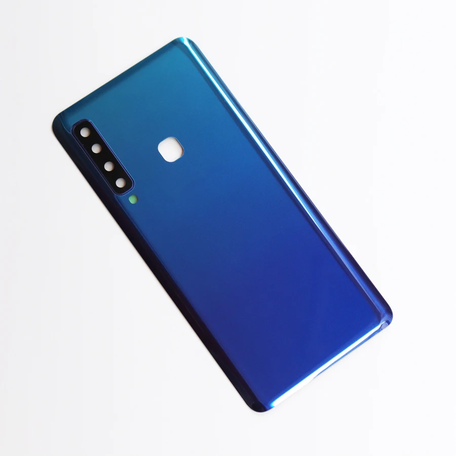 Чехол на заднюю батарейку для samsung Galaxy A9, A9 Star Pro, A9s SM-A920F/DS Задняя стеклянная крышка корпуса+ клей