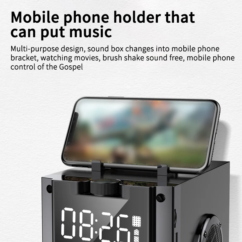 Bluetooth колонка с сабвуфером Портативная Беспроводная большой мощности 2200 мАч