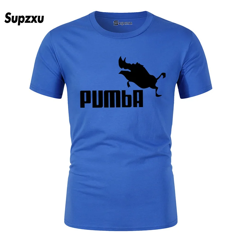 

Fashion T Shirt Mens 100% cotton T-shirts Summer Tee male Boy Skate Tshirt Tops workout shirts Short sleeve pumba letter print