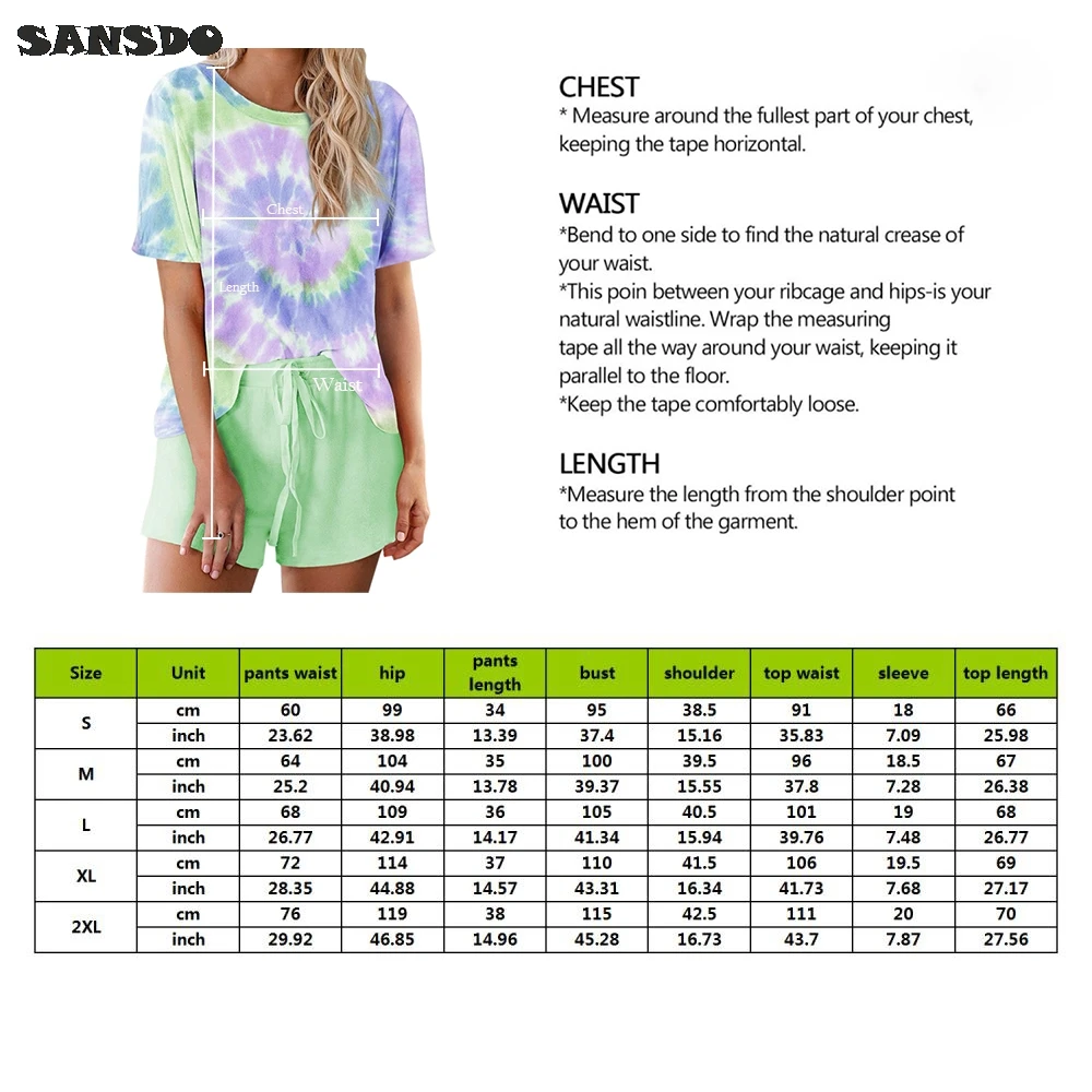 

Summer Womens Tie Dye Printed 2 Pcs Short Pajamas Set Leopard Sleeveless Sleepwear Set Casual Loungewear Nightwear 2021 Summer