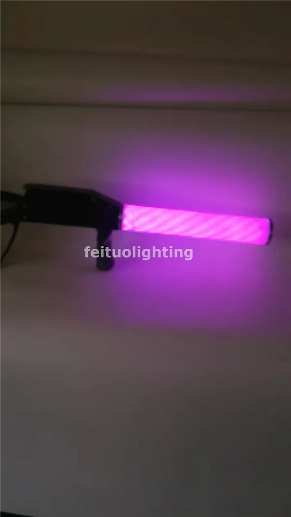 H-2019 новейший ручной светодиодный co2 пистолет RGB реактивный станок спецэффекты dj