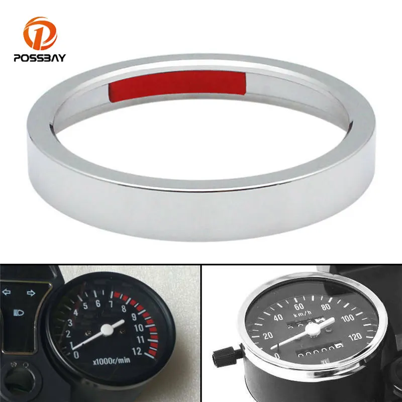 

Speedometer Trim Bezel Trim Ring Cover Motorcycle Black / Chrome Aluminum For Harley Sportster XL 883 1200 48 72 Road Glide Dyna