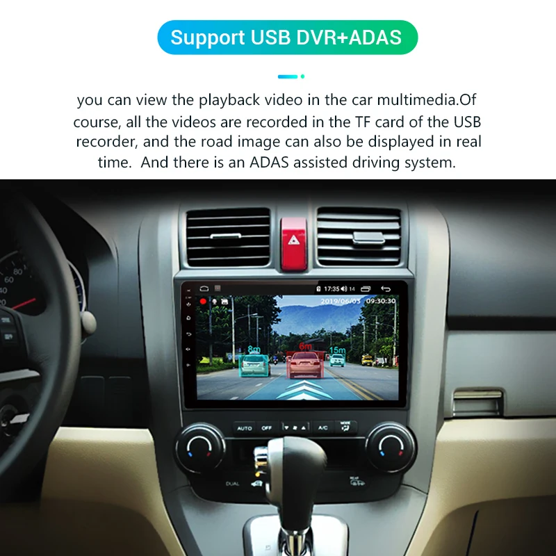 LDZDSEE T1 для Honda CR V 3 2006 2011 CRV автомобильный Радио Мультимедийный видео плеер GPS No 2din 2