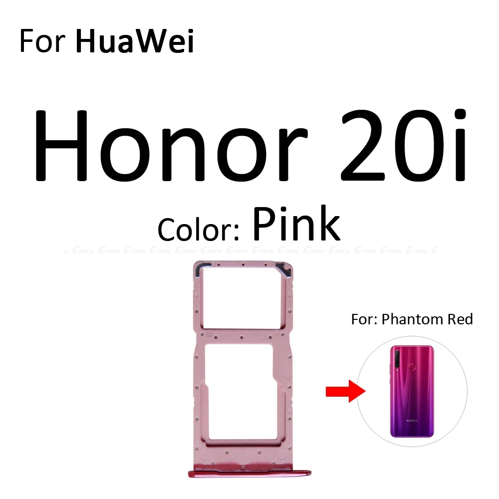 Карта Micro SD Sim карты слот, разъем для лотка адаптер Коннектор кард-ридера для HuaWei Honor вид 20 Pro Lite 20i контейнер держатель