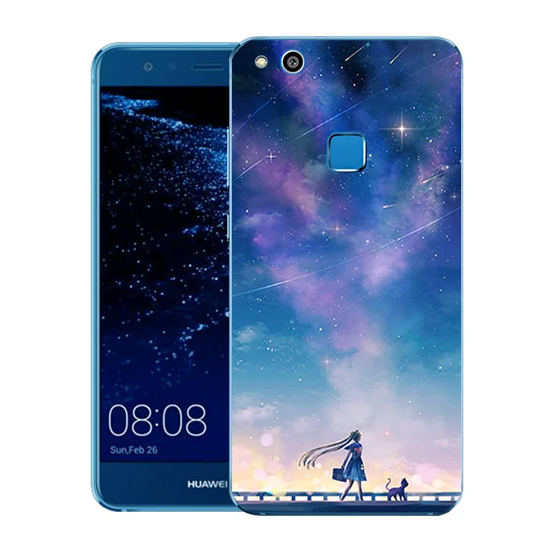 Чехол для Huawei P10 Lite мягкие силиконовые чехлы из ТПУ телефонов 5 2 дюймов оболочки