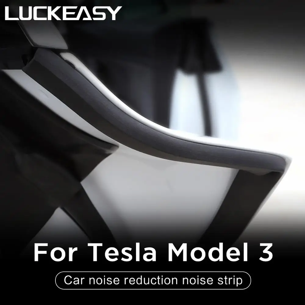 Автомобильный подавление шума полосы LUCKEASY для Tesla модель 3- автомобильный подавление шума полосы 6 шт./компл