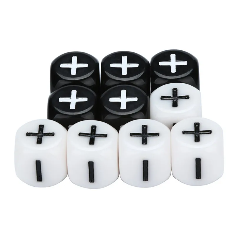 10 шт. вечерние игровые кубики многогранные развлечения акриловая башня для