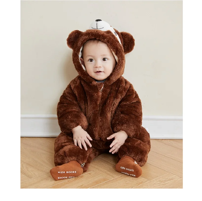 Baby coral velvet one-piece suit autumn baby plush KHAKI BOYS winter creeping Suit Girls' thickened winter clothes boys
Baby coral velvet one-piece suit autumn baby plush KHAKI BOYS winter creeping Suit Girls' thickened winter clothes boys