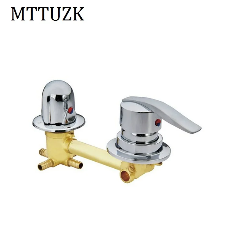 Настенный латунный кран для душа MTTUZK с 2/3/4/5 каналами винт или Интубация медная
