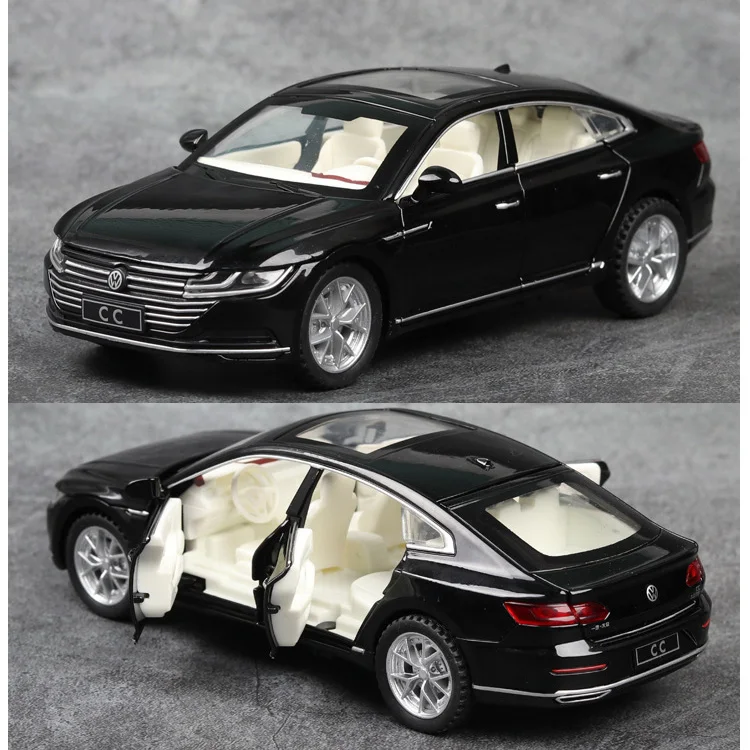 1/32 весы Volkswagen CC литой под давлением сплав оттяните назад автомобиль коллекционная игрушка Подарки для детей