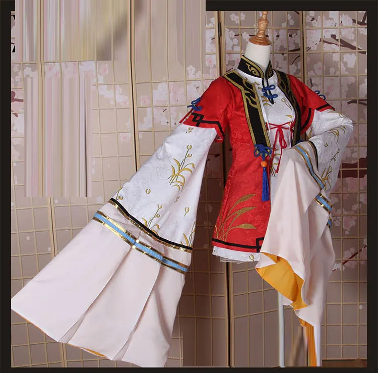 Индивидуальный размер SSR Onmyoji Menreiki костюм кимоно для косплея платье wafuku Униформа костюмы для Хэллоуина для женщин аниме одежда парик COS