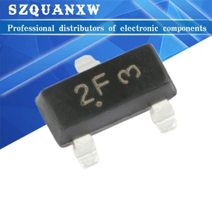 100PCS/Lot Transistor MMBT2907ALT1G MMBT2907A MMBT2907 2N2907 2F SOT-23 0.8A/60V SMD Triode