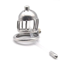 prisoner bird authentic male stainless steel cb chastity lock belt catheter chase tester device sex supplies a217 1