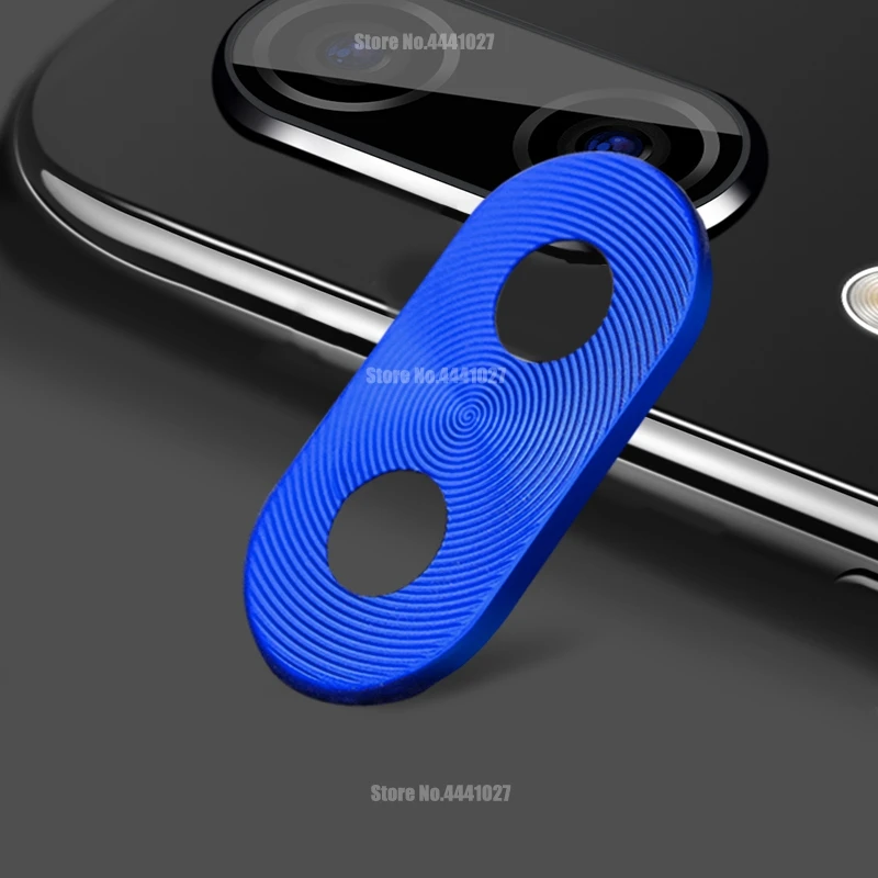 Защитное кольцо для объектива камеры для Xiaomi Redmi Note 7 Pro Защита камеры металлическое защитное кольцо для Redmi Note 7Pro - Цвет: Blue