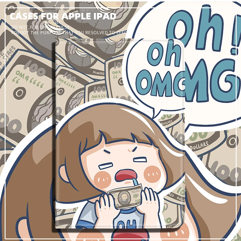 

Чехол Oh My God Money для Ipad Mini 4, чехол 7,9 дюйма, чехол для Ipad Mini 5 поколения 2018 дюйма, милый чехол для IPad, подарок для пары