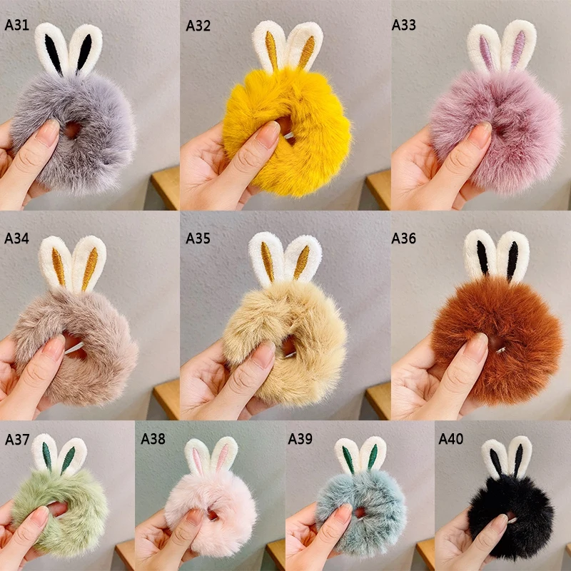 

YHA Girls Cute Cartoon Pattern Rubber Band Hair Band Girl hair accessories Headdress