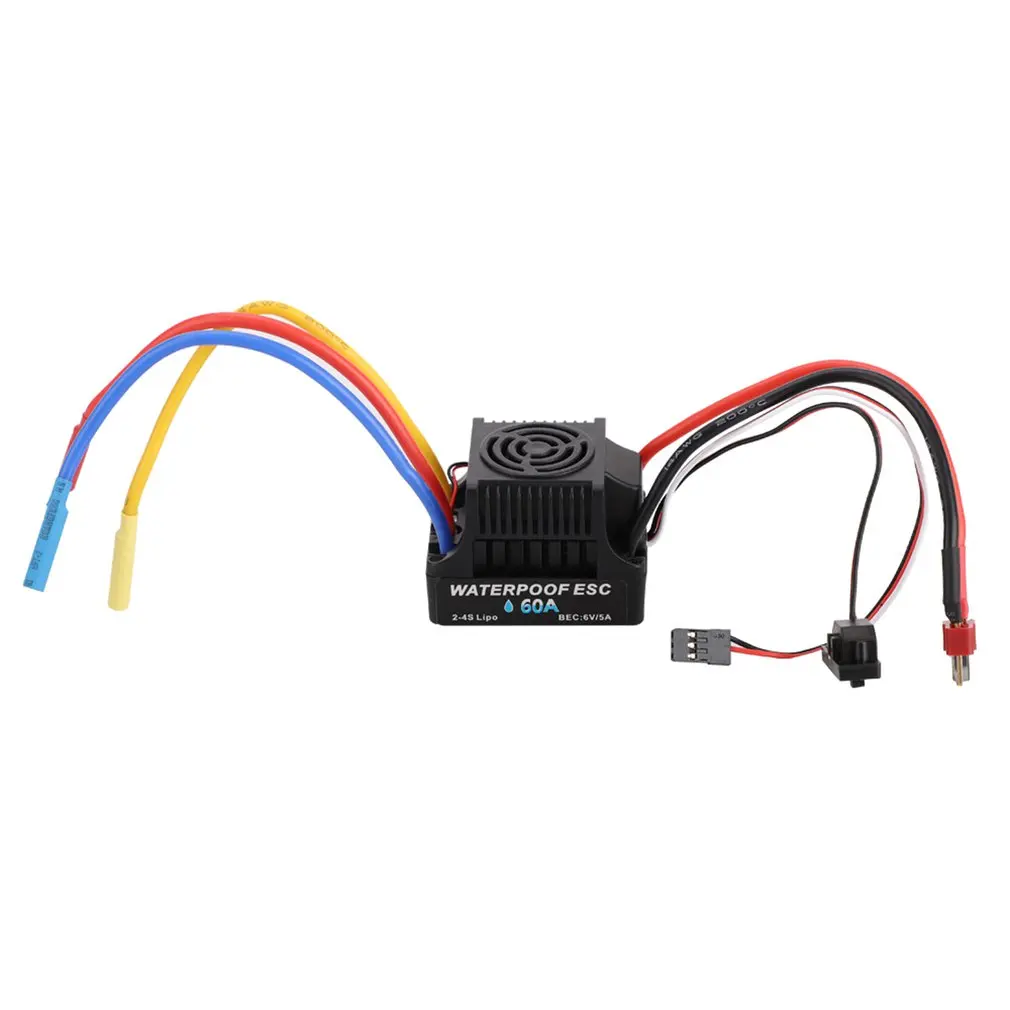

Waterproof Brushless ESC Electric Governor Long Line For 1/8 1/10 RC Car Good Workmanship Waterproof ESC