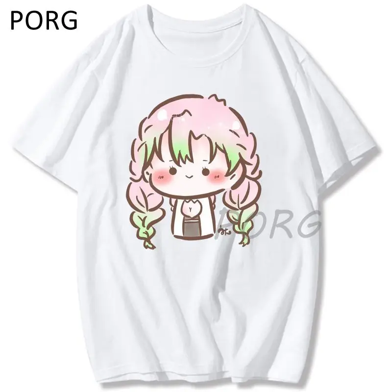 

Мультфильм Kimetsu без Yaiba демон убийца, летний комплект из футболки с короткими рукавами футболка с веселым принтом; Повседневные топы для жен...